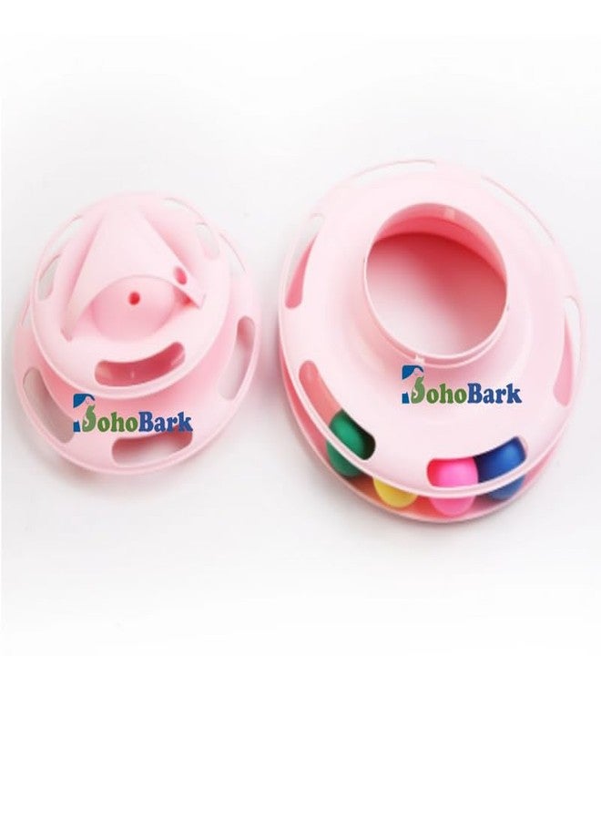 BohoBark Pet Interactive Fun 4 Layers Cat Toy for Cats- Detachable Sturdy Random Colour 1 Pcs - Image 4